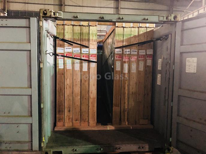 How To Loading Glass To 20 Open Top Container?