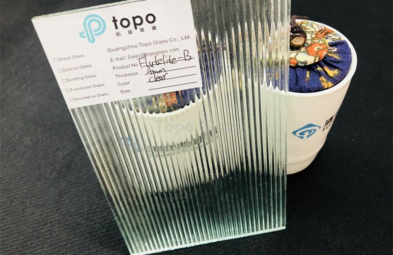 3mm 4mm 5mm 6mm 8mm Figured Embrossed Rolled Pattern Glass