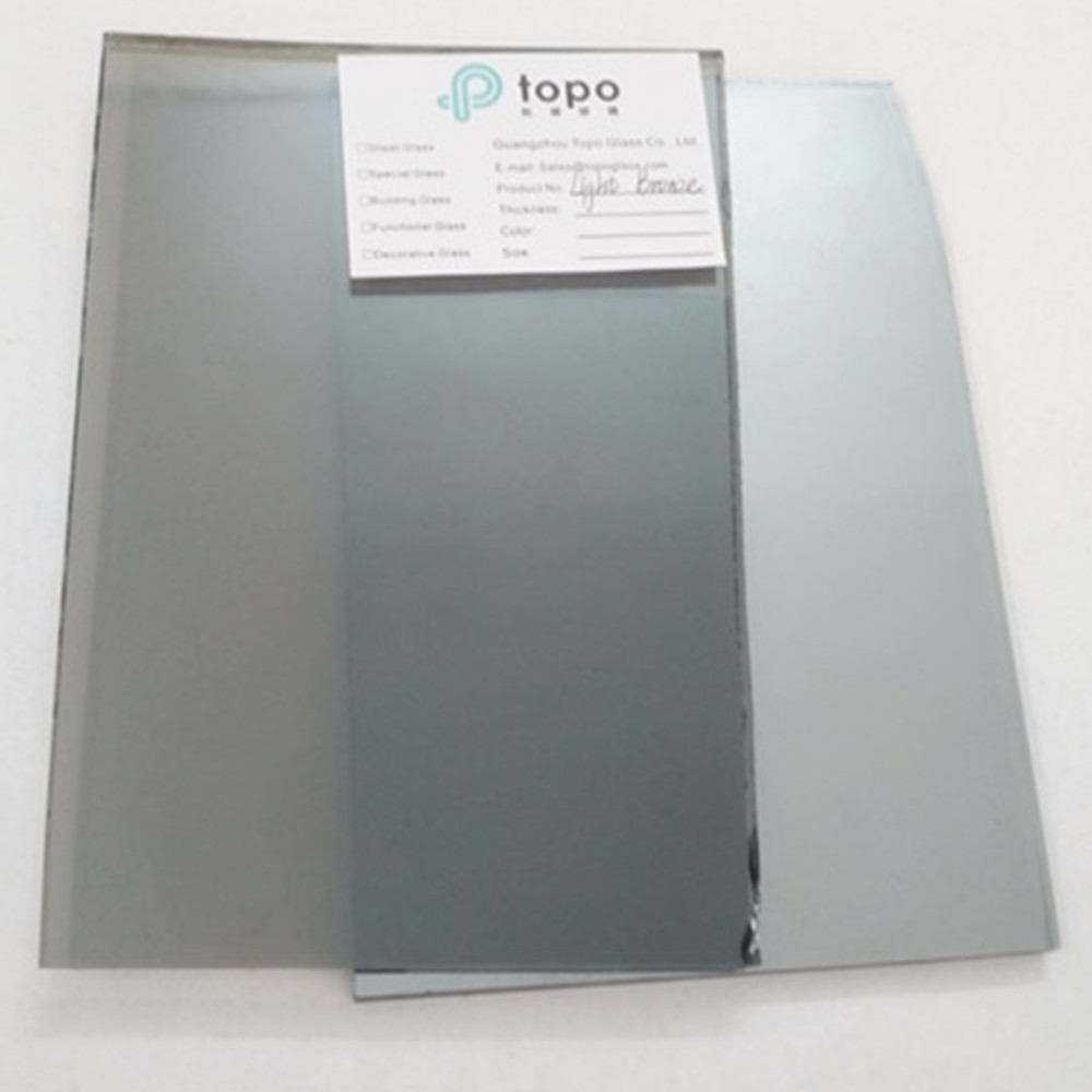 5mm 6mm Tinted Euro Bronze Reflective Float Glass