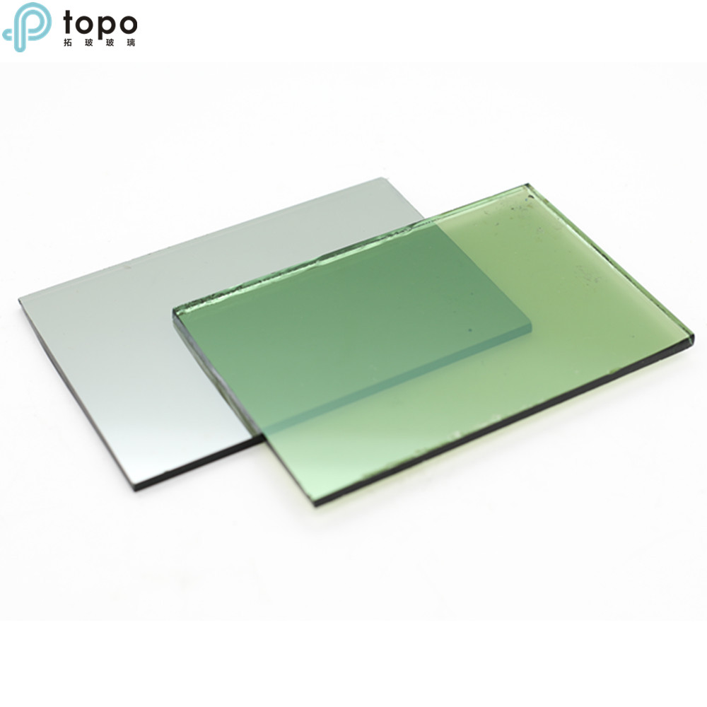 4.7mm Natural/Dark Green Coated Glass For Window