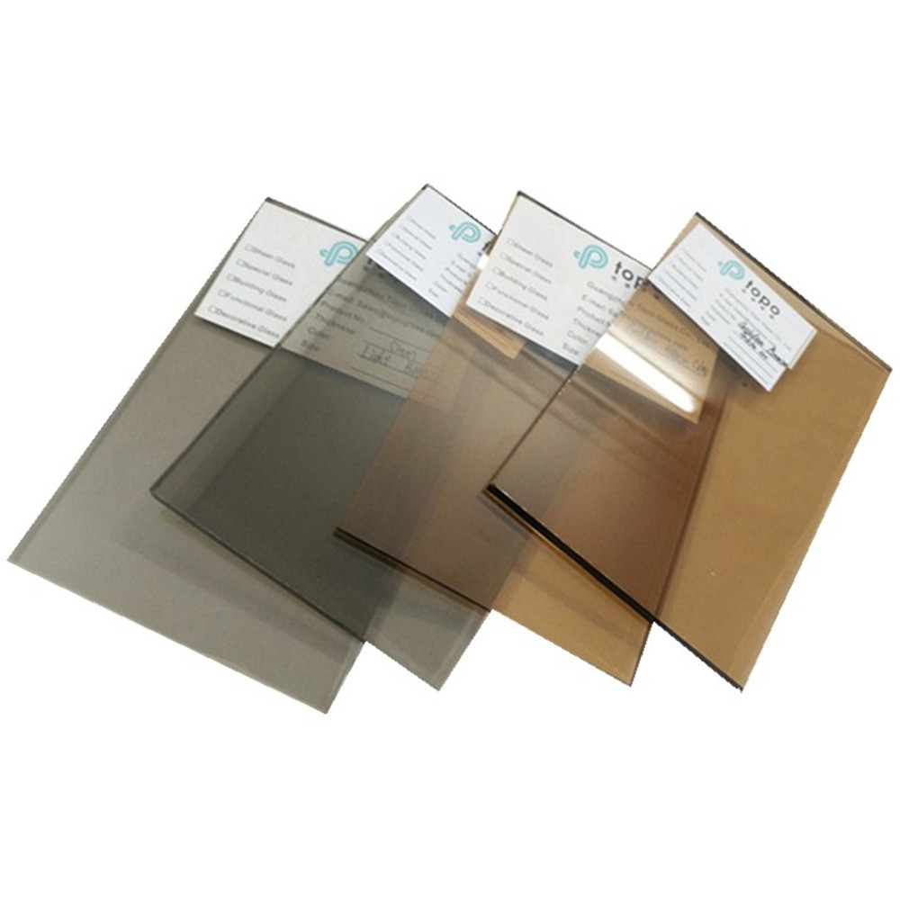 Tinted Bronze Float Sheets Glass for Curtain Walls