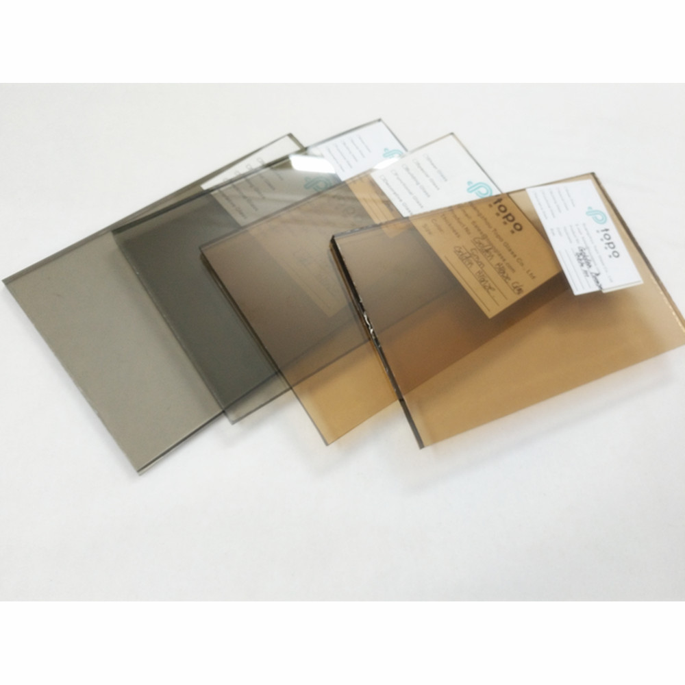 Colored European Bronze Building Glass Panel for Building Glass