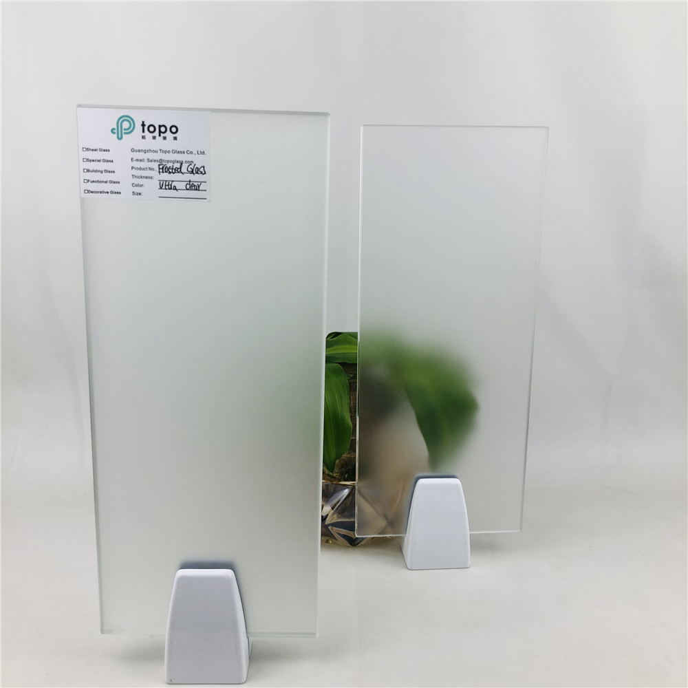 2mm 3mm 4mm 5mm 6mm 8mm 10mm 12mm 15mm 19mm 22mm Fingerorint Free Acid Etched Frosted Glass