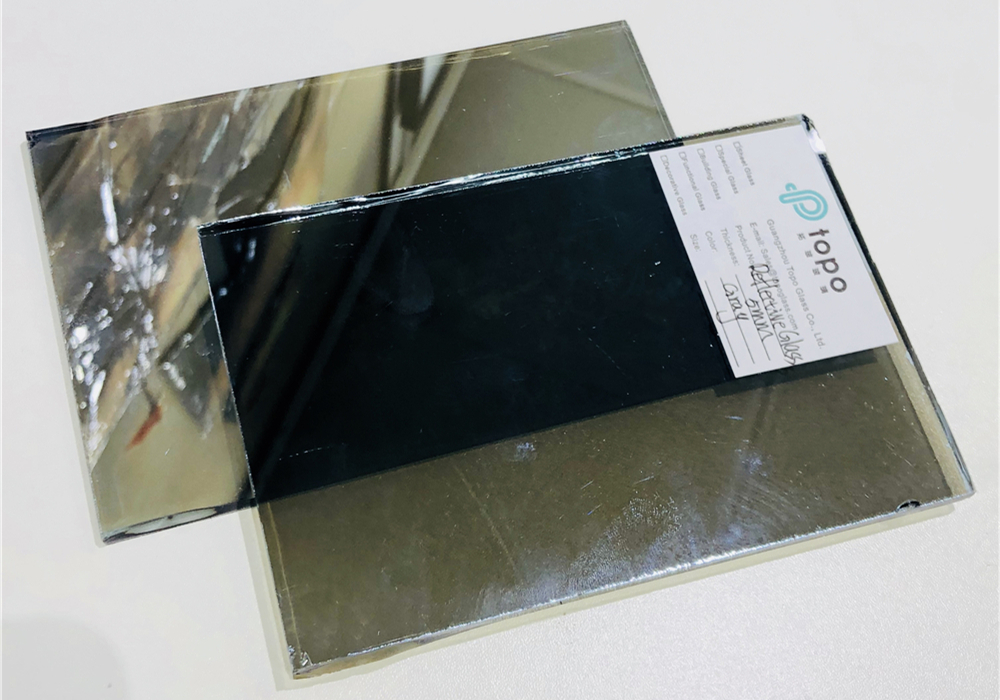 4mm 5mm 6mm 8mm10mm 12mm Grey Coated Reflective Glass